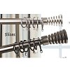 Κουρτινόβεργα Επεκτεινόμενη 120-210cm Slices Satin Nickel
