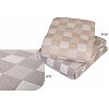 Κουβέρτα Βαμβακερή Εμπριμέ Check Γκρι 220x240cm