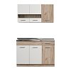 ΚΟΥΖΙΝΑ DALILA 120 GREY OAK / ΛΕΥΚΟ 120x51,5x206,5εκ 11008356