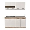 ΚΟΥΖΙΝΑ DALILA 160 GREY OAK / ΛΕΥΚΟ 160x51,5x206,5εκ 11008332