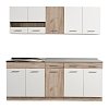 ΚΟΥΖΙΝΑ DALILA 200 GREY OAK / ΛΕΥΚΟ 200x51,5x206,5εκ 11008334