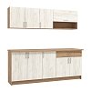 ΚΟΥΖΙΝΑ TAMARA 200 ARTISAN OAK-ΛΕΥΚΟ OAK 200x46x200εκ 11012177
