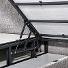 ΚΡΕΒΑΤΙ Fylliana Edem ΓΚΡΙ ΜΕ ΑΠΟΘ ΧΩΡΟ 179x212x130εκ (160x200) 828-225-190