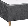 ΚΡΕΒΑΤΙ Fylliana New Amsterdam ΓΚΡΙ ΧΡΩΜΑ ΥΦΑΣΜΑΤΟΣ 120x208x124εκ (120x200) 831-225-979