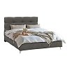 ΚΡΕΒΑΤΙ ΜΕ ΠΑΤΩΜΑ Fylliana SALVADOR ΓΚΡΙ ΧΡΩΜΑ 170x220x110εκ 880-124-033