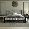 ΚΡΕΒΑΤΙ ΣΙΔΕΡΕΝΙΟ Fylliana Valery ΚΑΦΕ ΧΡΩΜΑ 100x210x99εκ (90x200εκ) 826-124-013