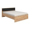ΚΡΕΒΑΤΙ VARADERO 160 ARTISAN OAK-ΜΑΥΡΟ 175x206x92εκ 11011631