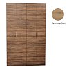 Πολυκουζινάκι Silver ΚΣ125 με πόρτες 125x209x65 Δρυς με Ρόζους