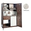 Πολυκουζινάκι Silver ΚΣ125 με πόρτες 125x209x65 Πεπαλαιωμένο