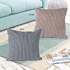 Μαξιλαροθήκη Διακοσμητική Velvet Square Taupe 50x50cm