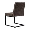 ΜΕΤΑΛΛΙΚΗ ΚΑΡΕΚΛΑ ΤΡΑΠΕΖΑΡΙΑΣ Fylliana Evita ΚΑΦΕ ΧΡΩΜΑ 50x47x85εκ 2τμχ 897-123-009