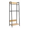 ΜΕΤΑΛΛΙΚΗ ΚΡΕΜΑΣΤΡΑ Fylliana FL1904 SONOMA ΧΡΩΜΑ 64x40x169εκ 0016-224-040