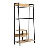 ΜΕΤΑΛΛΙΚΗ ΚΡΕΜΑΣΤΡΑ Fylliana FL1904 SONOMA ΧΡΩΜΑ 84x40x169εκ 0016-224-041
