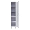 ΜΕΤΑΛΛΙΚΗ ΝΤΟΥΛΑΠΑ Fylliana Dakarai ΛΕΥΚΟ ΧΡΩΜΑ 38x45x190εκ 721-121-008