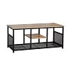 ΜΕΤΑΛΛΙΚΟ ΕΠΙΠΛΟ ΤΗΛΕΟΡΑΣΗΣ Fylliana Edge 2195 SONOMA-ARTISAN ΧΡΩΜΑ 120x40x50εκ 0033-223-006