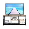 ΜΕΤΑΛΛΙΚΟ ΕΠΙΠΛΟ ΤΗΛΕΟΡΑΣΗΣ Fylliana Edge 2195 SONOMA-ARTISAN ΧΡΩΜΑ 120x40x50εκ 0033-223-006