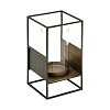 ΜΕΤΑΛΛΙΚΟ ΚΗΡΟΠΗΓΙΟ Fylliana FL053 ΜΠΡΟΝΖΕ 18x18x33εκ 157-124-037