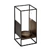 ΜΕΤΑΛΛΙΚΟ ΚΗΡΟΠΗΓΙΟ Fylliana FL054 ΜΠΡΟΝΖΕ 18x18x39εκ 157-124-036