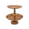 ΜΕΤΑΛΛΙΚΟΣ ΔΙΠΛΟΣ ΔΙΣΚΟΣ Fylliana ΧΡΥΣΟΣ 35x32x31εκ 373-92-017