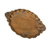 ΜΕΤΑΛΛΙΚΟΣ ΔΙΣΚΟΣ Fylliana ΧΡΥΣΟΣ 37x30.5x5εκ 373-92-019