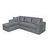 Γωνιακός Καναπές-Κρεβάτι Noel 1049 IN Grey 400-27-018