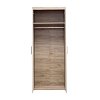 ΝΤΟΥΛΑΠΑ 2Κ Arno Grey Oak-White Oak 80x55x202εκ 11008691