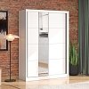 ΝΤΟΥΛΑΠΑ ΜΕ ΚΑΘΡΕΦΤΗ ALBI 150 OG ΛΕΥΚΟ ΧΡΩΜΑ 155x60x216εκ 11014153