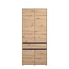 ΝΤΟΥΛΑΠΑ CORBETT 2K1F h211 ARTISAN OAK/ΜΑΥΡΟ ΜΑΤ ΧΡΩΜΑ 93x55x211εκ 11014684