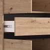 ΝΤΟΥΛΑΠΑ CORBETT 2K1F h211 ARTISAN OAK/ΜΑΥΡΟ ΜΑΤ ΧΡΩΜΑ 93x55x211εκ 11014684