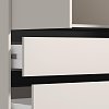 ΝΤΟΥΛΑΠΑ CORBETT 2K3F h211 CASHMERE/ΜΑΥΡΟ ΜΑΤ ΧΡΩΜΑ 93x55x211εκ 11014685