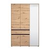 ΝΤΟΥΛΑΠΑ CORBETT 3K1F1O h211 ARTISAN OAK/ΜΑΥΡΟ ΜΑΤ ΧΡΩΜΑ 138x55x211εκ 11014291