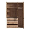 ΝΤΟΥΛΑΠΑ CORBETT 3K3F1O h211 ARTISAN/ΜΑΥΡΟ ΜΑΤ ΧΡΩΜΑ 138x55x211εκ 11014106