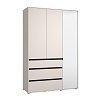 ΝΤΟΥΛΑΠΑ CORBETT 3K3F1O h211 CASHMERE/ΜΑΥΡΟ ΜΑΤ ΧΡΩΜΑ 138x55x211εκ 11014290