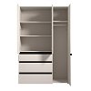 ΝΤΟΥΛΑΠΑ CORBETT 3K3F1O h211 CASHMERE/ΜΑΥΡΟ ΜΑΤ ΧΡΩΜΑ 138x55x211εκ 11014290