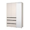 ΝΤΟΥΛΑΠΑ CORBETT 3K3F1O h211 CASHMERE/ΜΑΥΡΟ ΜΑΤ ΧΡΩΜΑ 138x55x211εκ 11014290