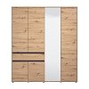 ΝΤΟΥΛΑΠΑ CORBETT 4K1F1O h211 ARTISAN OAK/ΜΑΥΡΟ ΜΑΤ ΧΡΩΜΑ 183x55x211εκ 11014284