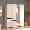 ΝΤΟΥΛΑΠΑ CORBETT 4K1F1O h211 CASHMERE/ΜΑΥΡΟ ΜΑΤ ΧΡΩΜΑ 183x55x211εκ 11014105