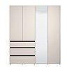 ΝΤΟΥΛΑΠΑ CORBETT 4K3F1O h211 CASHMERE/ΜΑΥΡΟ ΜΑΤ ΧΡΩΜΑ 183x55x211εκ 11014287
