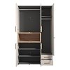 ΝΤΟΥΛΑΠΑ DONALD 3K2F1O h227 CASHMERE/ARTISAN OAK ΧΡΩΜΑ 135x57x227εκ 11014294