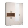 ΝΤΟΥΛΑΠΑ DONALD 4K2F1O h227 CASHEMERE/ARTISAN OAK ΧΡΩΜΑ 179x57x227εκ 11014108