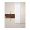 ΝΤΟΥΛΑΠΑ DONALD 4K2F1O h227 CASHEMERE/ARTISAN OAK ΧΡΩΜΑ 179x57x227εκ 11014108
