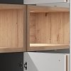 ΝΤΟΥΛΑΠΑ DONALD 4K2F1O h227 ΛΕΥΚΟ/ARTISAN OAK ΧΡΩΜΑ 179x57x227εκ 11014295