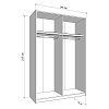 ΝΤΟΥΛΑΠΑ GARD 150 h217 CASHMERE ΧΡΩΜΑ 146x61x218εκ 11014738