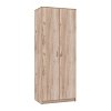 ΝΤΟΥΛΑΠΑ HANA 2Κ GREY OAK 80x52x205εκ 11009044