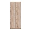 ΝΤΟΥΛΑΠΑ HANA 2Κ GREY OAK 80x52x205εκ 11009044