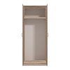 ΝΤΟΥΛΑΠΑ HANA 2Κ GREY OAK 80x52x205εκ 11009044