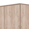 ΝΤΟΥΛΑΠΑ HANA 2Κ GREY OAK 80x52x205εκ 11009044