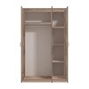 ΝΤΟΥΛΑΠΑ HANA 3K GREY OAK 120x52x205εκ 11009045