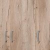 ΝΤΟΥΛΑΠΑ HANA 3K GREY OAK 120x52x205εκ 11009045