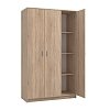 ΝΤΟΥΛΑΠΑ HANA 3K SONOMA 120x52x205εκ 11008708